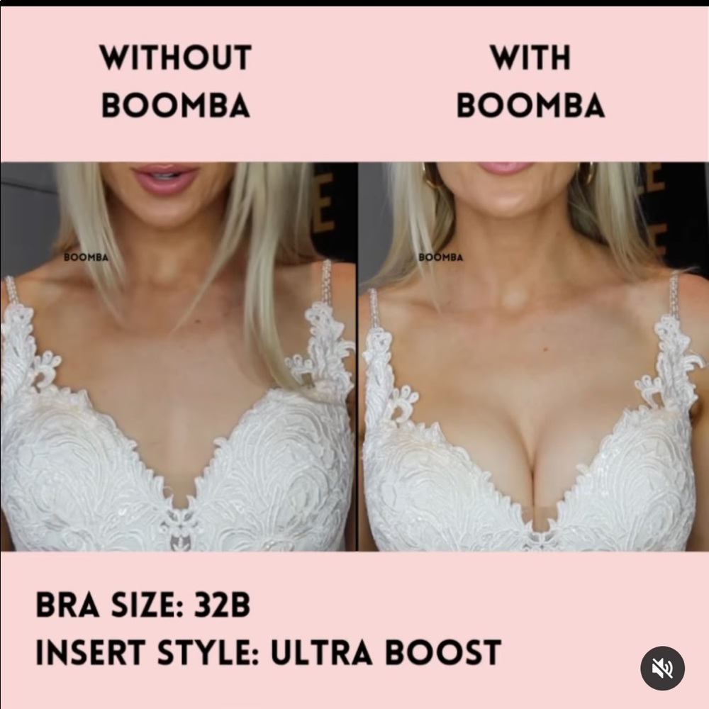 NEVER OPENED Boomba Ultraboost Insert in cup size B in color BEIGE